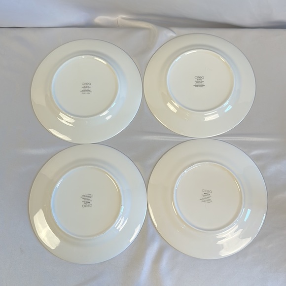 Vintage Ciroa Bone China "Be Merry" Salad/Dessert Plate Retired -set of 4 - Picture 4 of 10